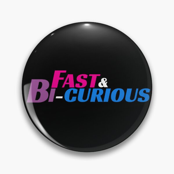 Item preview, Fast And Bi-Curious. Bisexual Pride designed and sold by Subtle Pride Shop.