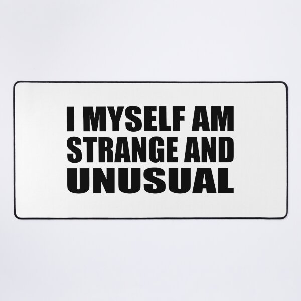 Item preview, I myself am strange and unusual designed and sold by Colorfulandfun.