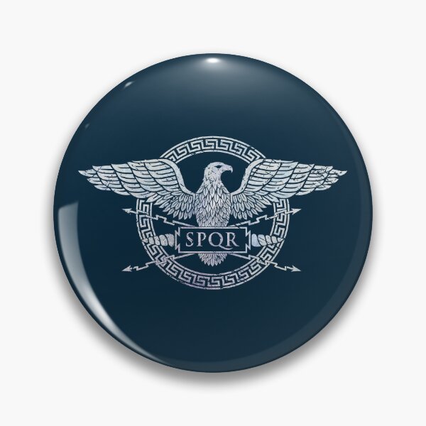 Item preview, SPQR Roman Empire Eagle Emblem - Vintage White designed and sold by Lidra Zehcnas.