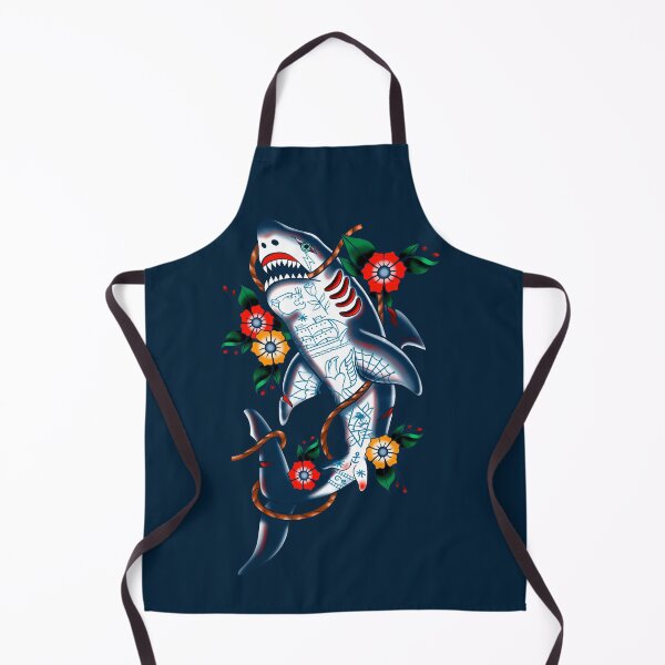 Item preview, SHARK TRADITIONAL TATTOO designed and sold by MAYRA PEREZ.