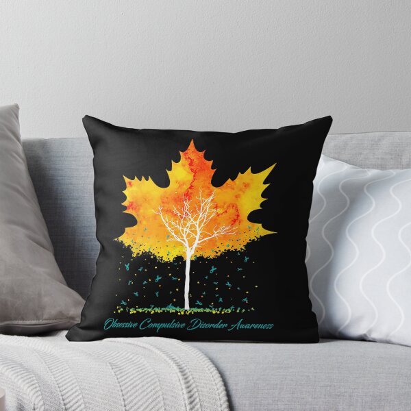 Item preview, Obsessive Compulsive Disorder Awareness Maple Leaf Autumn Tree Orange Fall Leaves Season designed and sold by Sabfit.