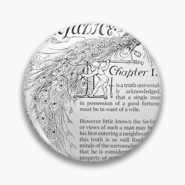 Item preview, Pride and Prejudice Chapter 1 designed and sold by Persephone & Co..