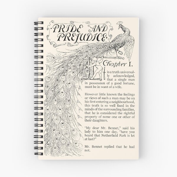 Item preview, Pride and Prejudice Chapter 1 designed and sold by Persephone & Co..