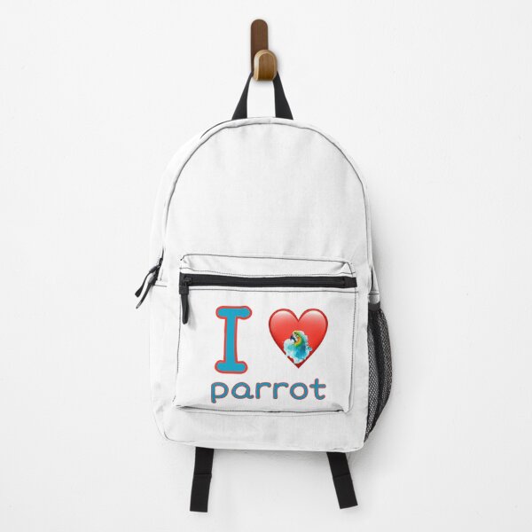 Item preview, I love parrot macaw designed and sold by sreckov-desig.