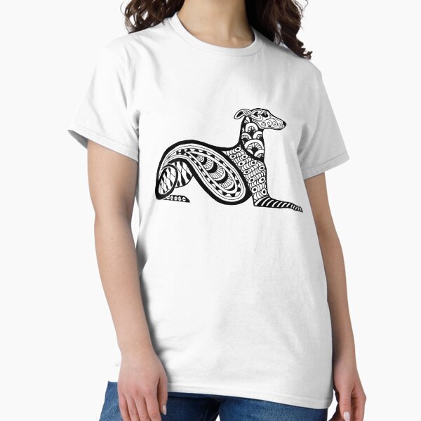 Item preview, Zentangle Whippet designed and sold by ShinyPennyArt.