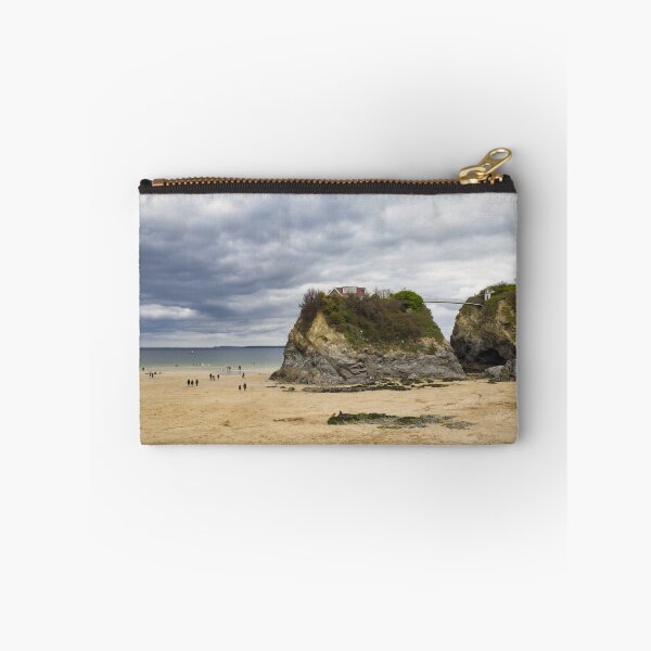 Item preview, Newquay beach as the tide was out designed and sold by Ann Biddlecombe.