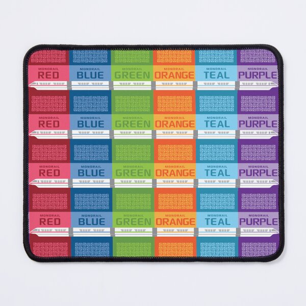 Item preview, WDW Inspired Monorail Colors Design designed and sold by flashoverstudio.
