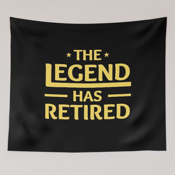 Item preview, The Legend Has Retired Gift for Coworker Friend or Boss Retiring designed and sold by jelgavia.
