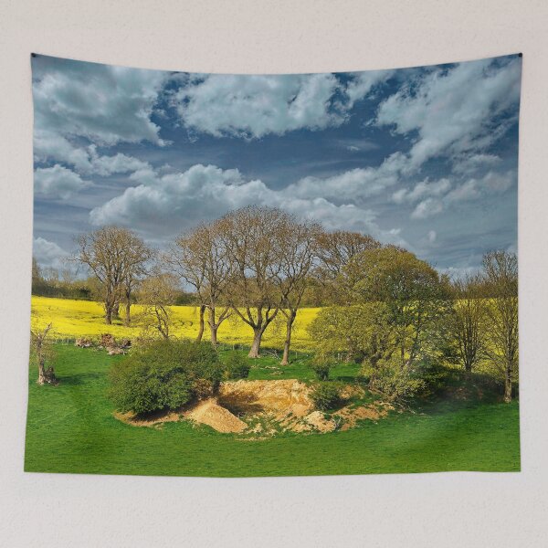 Item preview, Fields, Trees and Cloudy Sky designed and sold by Martyn R Arnold Fine Art Nature & Landscape Photography.