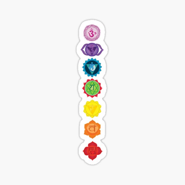 The Chakras, Seven Chakra  Sticker