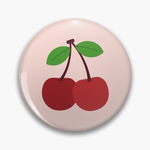 Item preview, Cherries Fruit Pattern on Pastel Pink Background designed and sold by Creative Wolf Design.