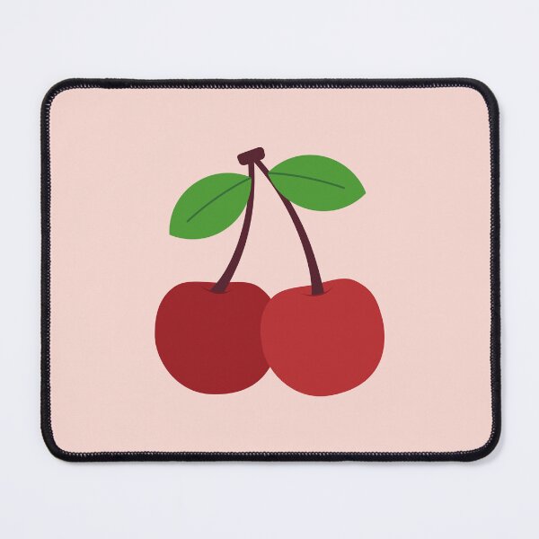Item preview, Cherries Fruit Pattern on Pastel Pink Background designed and sold by Creative Wolf Design.