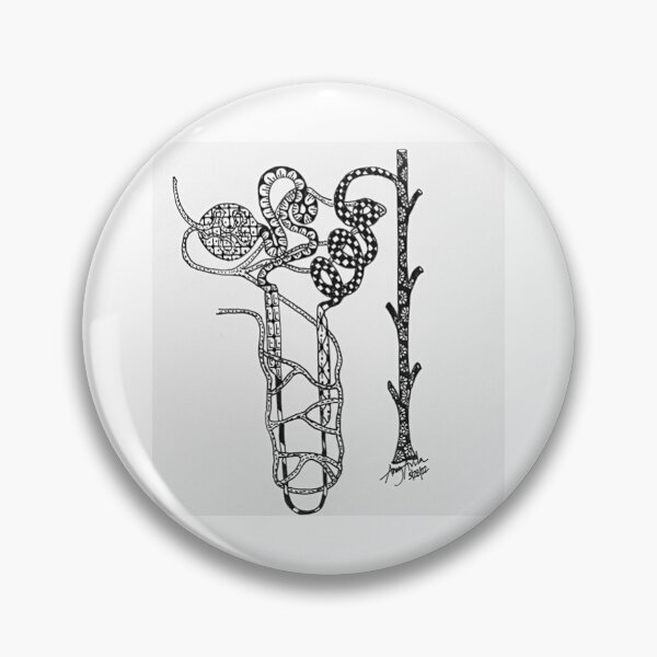 Item preview, Zentangle Nephron designed and sold by Amy Avila.