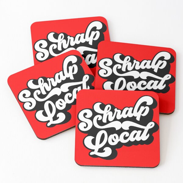 Item preview, Schralp Local Red Square designed and sold by Derekcreates.