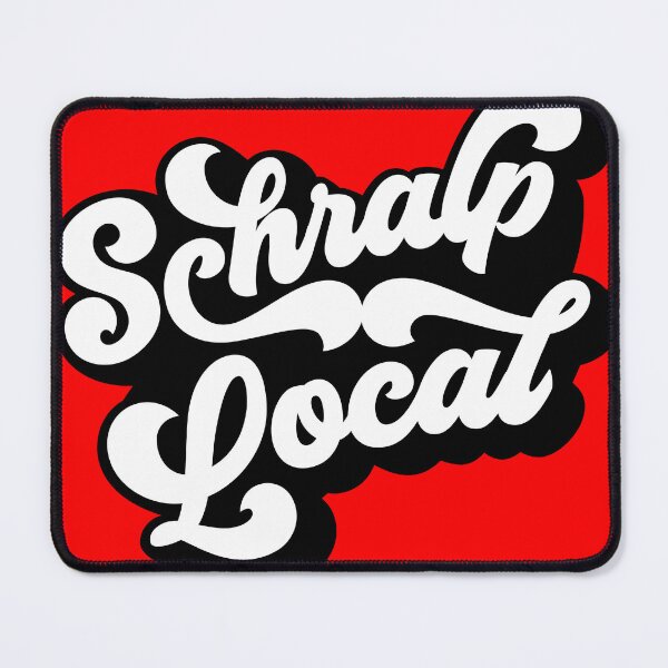 Item preview, Schralp Local Red Square designed and sold by Derekcreates.