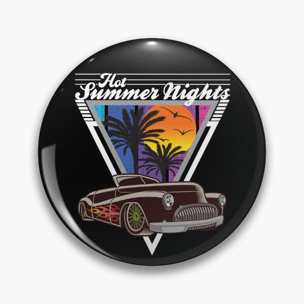 Item preview, Hot Summer Nights 80's Tropical Vintage Retro Roadster designed and sold by CharJens.