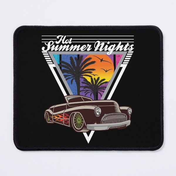 Item preview, Hot Summer Nights 80's Tropical Vintage Retro Roadster designed and sold by CharJens.