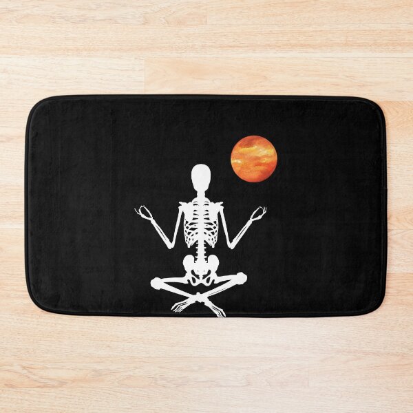 Item preview, Yoga meditating skeleton designed and sold by The Love Quill.