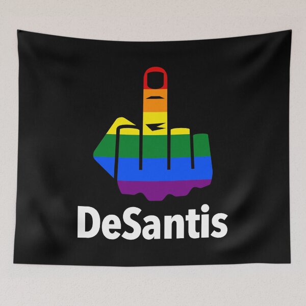 Item preview, FCK DeSantis - Censored with Middle Finger designed and sold by Thelittlelord.