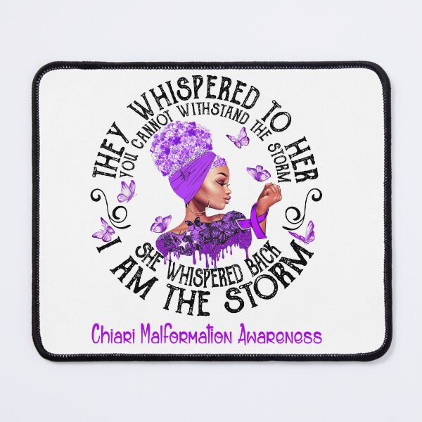 Item preview, Black Girl I Am The Storm Chiari Malformation Awareness designed and sold by Mnrshirley.