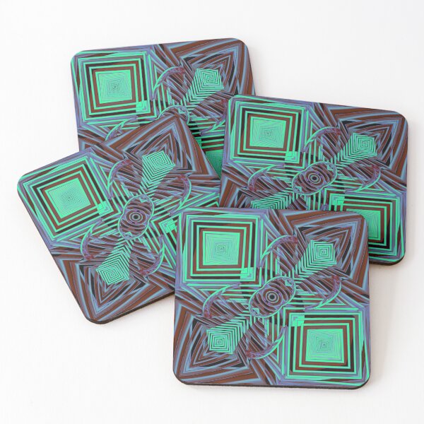 Artikelvorschau, Cyanfarbenes Fliesendesign entworfen und verkauft von Midnight-Hour.