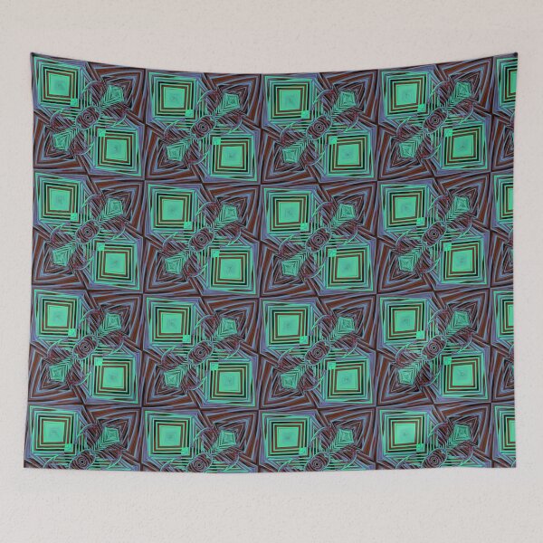 Item preview, Cyan tile design designed and sold by Midnight-Hour.