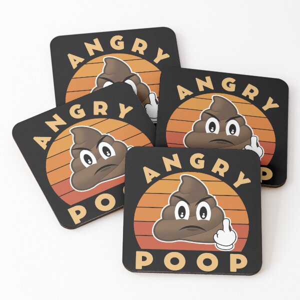 Item preview, Angry Poop | Funny Poop designed and sold by mattades.