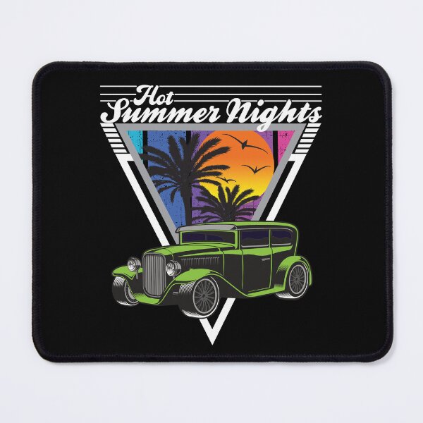 Item preview, Hot Summer Nights 80's Tropical Vintage Retro Hot Rod Sedan designed and sold by CharJens.