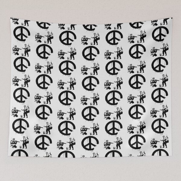 Item preview, Banksy CND Soldiers Painting Peace| Perfect Gift designed and sold by sylviazama.