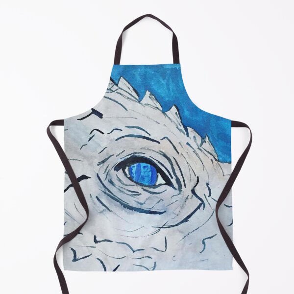 Item preview, Grey and metallic blue fantasy dragon designed and sold by Thedisc0panda.