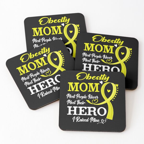 Item preview, Proud Obesity Mom Most People Never Meet Their Hero I Raised Mine Obesity Awareness designed and sold by Kohend.