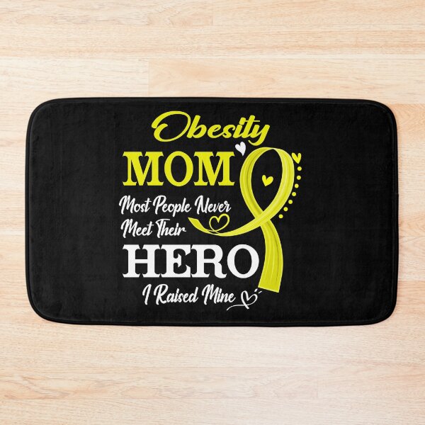 Item preview, Proud Obesity Mom Most People Never Meet Their Hero I Raised Mine Obesity Awareness designed and sold by Kohend.
