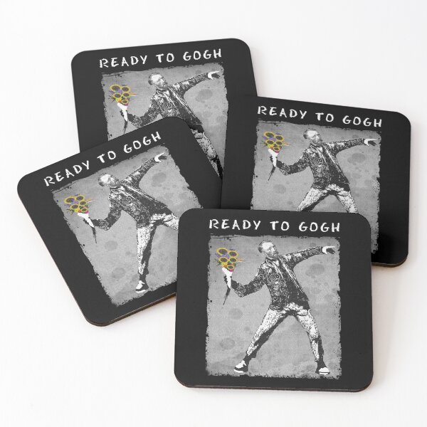 Item preview, Ready to Gogh - Banksy Van Gogh lanzando flores| Regalo perfecto designed and sold by sylviazama.
