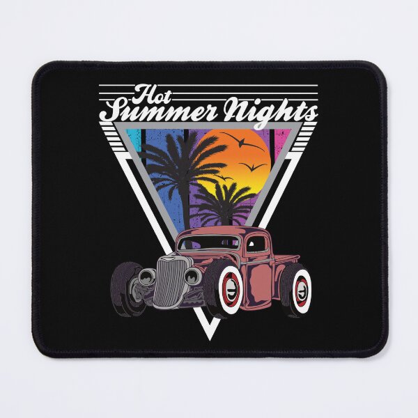 Item preview, Hot Summer Nights 80's Tropical Vintage Retro Hot Rod Pickup designed and sold by CharJens.