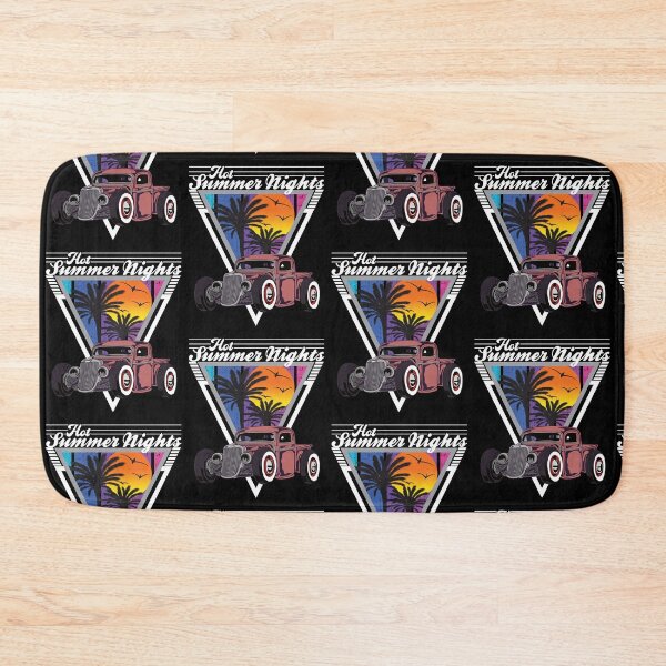 Item preview, Hot Summer Nights 80's Tropical Vintage Retro Hot Rod Pickup designed and sold by CharJens.
