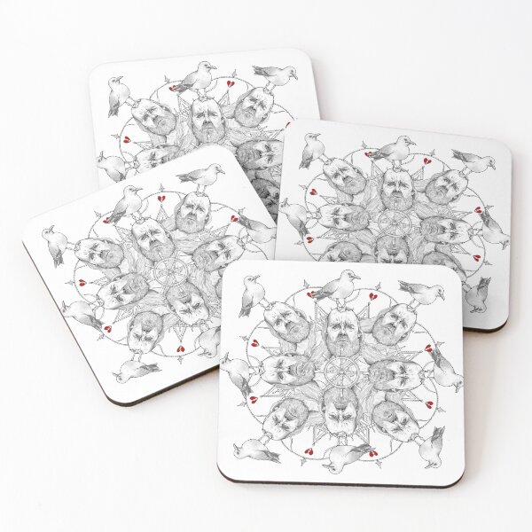 Item preview, Karl & Mr Buttons Snowflake designed and sold by IntraSomnium.