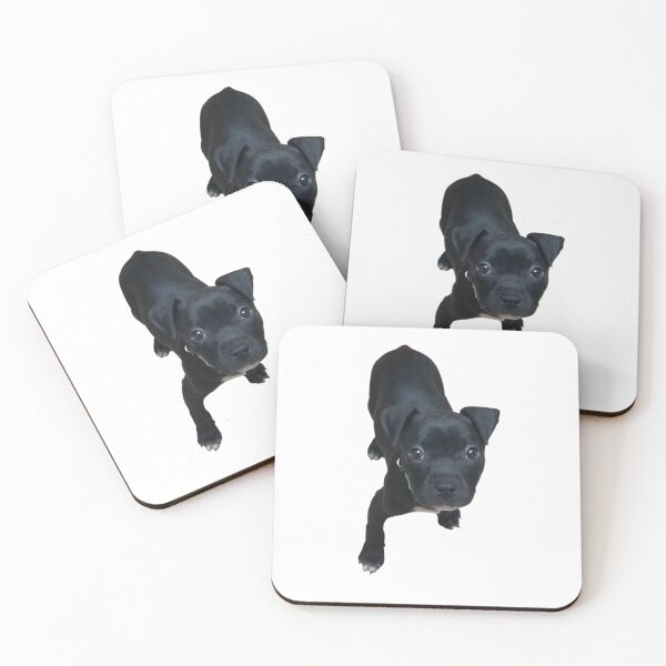 Item preview, Black Pit Bull Puppy designed and sold by SnarkyTeesMugs.