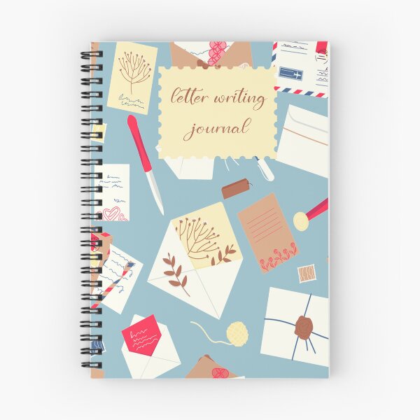 Item preview, Letter Writing Spiral Notebook designed and sold by crafts-gift.