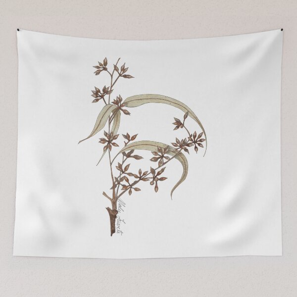 Item preview,  Watercolor dry eucalyptus branch illustration designed and sold by Malu-Iriarte.