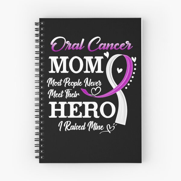 Item preview, Proud Oral Cancer Mom Most People Never Meet Their Hero I Raised Mine Oral Cancer Awareness designed and sold by Kohend.