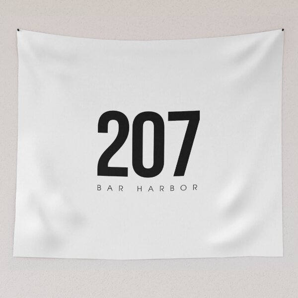 Item preview, Bar Harbor, ME - 207 Area Code designed and sold by CartoCreative.