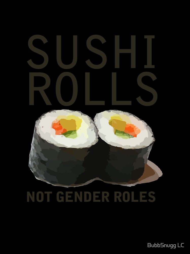 Sushi-Rollen nicht Geschlechterrollen Babystrampler