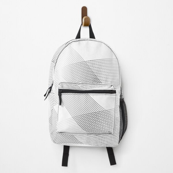 Item preview, White Black Abstract Line Art Pattern designed and sold by Zareen Sayyed.