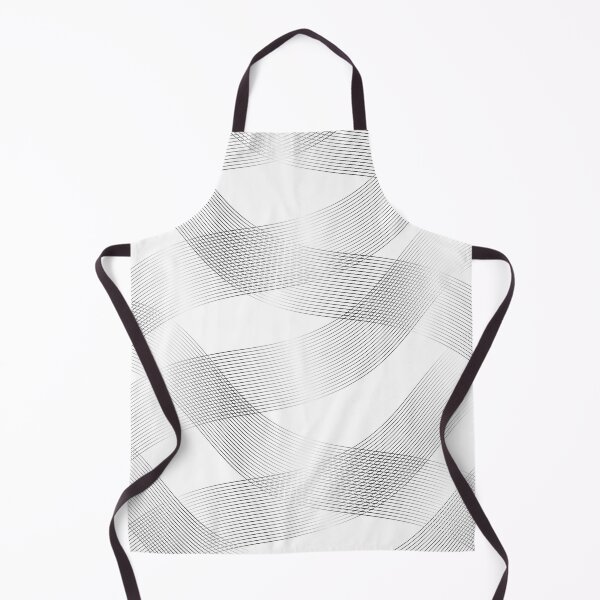 Item preview, White Black Abstract Line Art Pattern designed and sold by Zareen Sayyed.