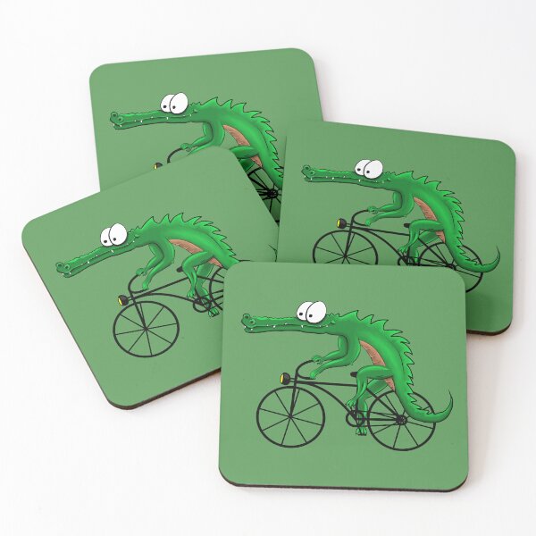 Item preview, Crocodile on a bike designed and sold by AK1Shirts.