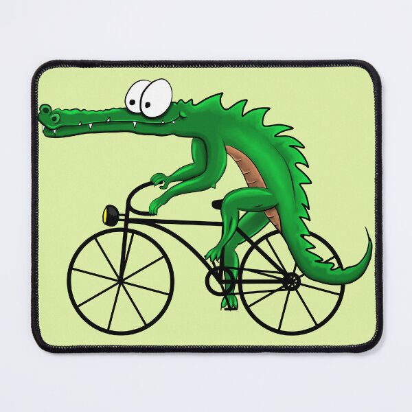 Item preview, Crocodile on a bike designed and sold by AK1Shirts.