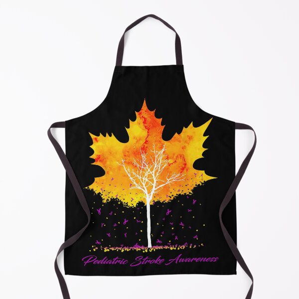 Item preview, Pediatric Stroke Awareness Maple Leaf Autumn Tree Orange Fall Leaves Season designed and sold by Sabfit.