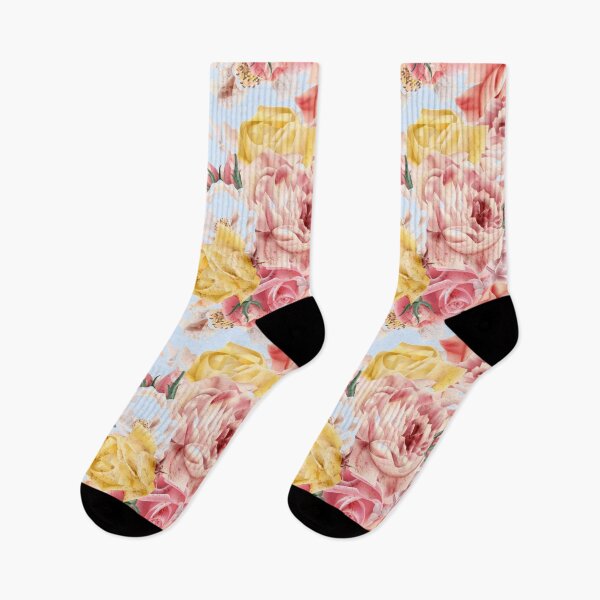 Item preview, Digital Realistic Pink & Yellow Roses designed and sold by WearWolfDesigns.