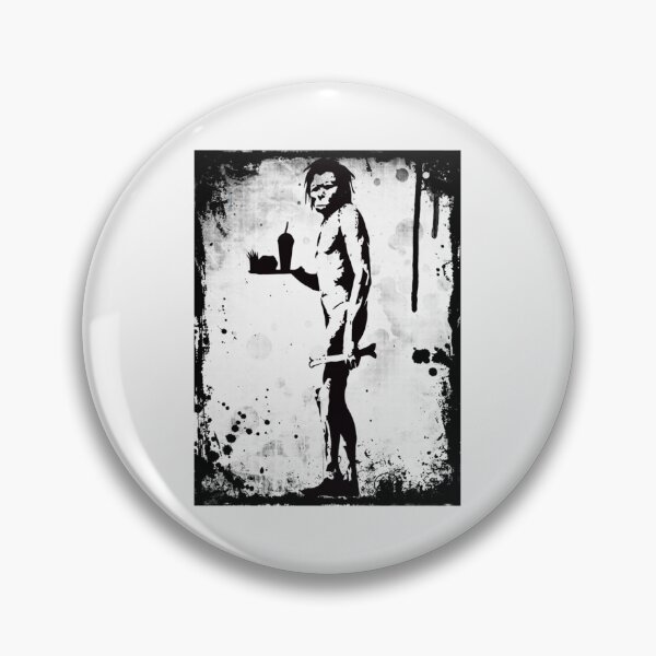 Item preview, Banksy caveman Fast Food| Perfect Gift designed and sold by sylviazama.