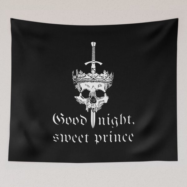 Item preview, Good Night Sweet Prince (Hamlet) designed and sold by Tomb & Tome.